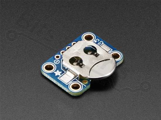 Battery holder for button cells CR1220 12mm on breakout board 